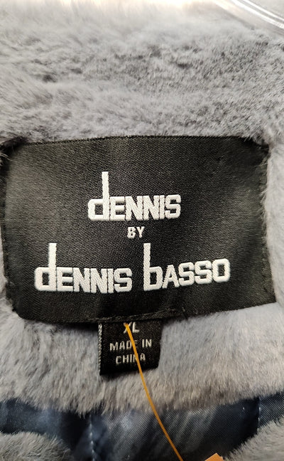 Dennis Basso Women's Size XL Blue Jacket