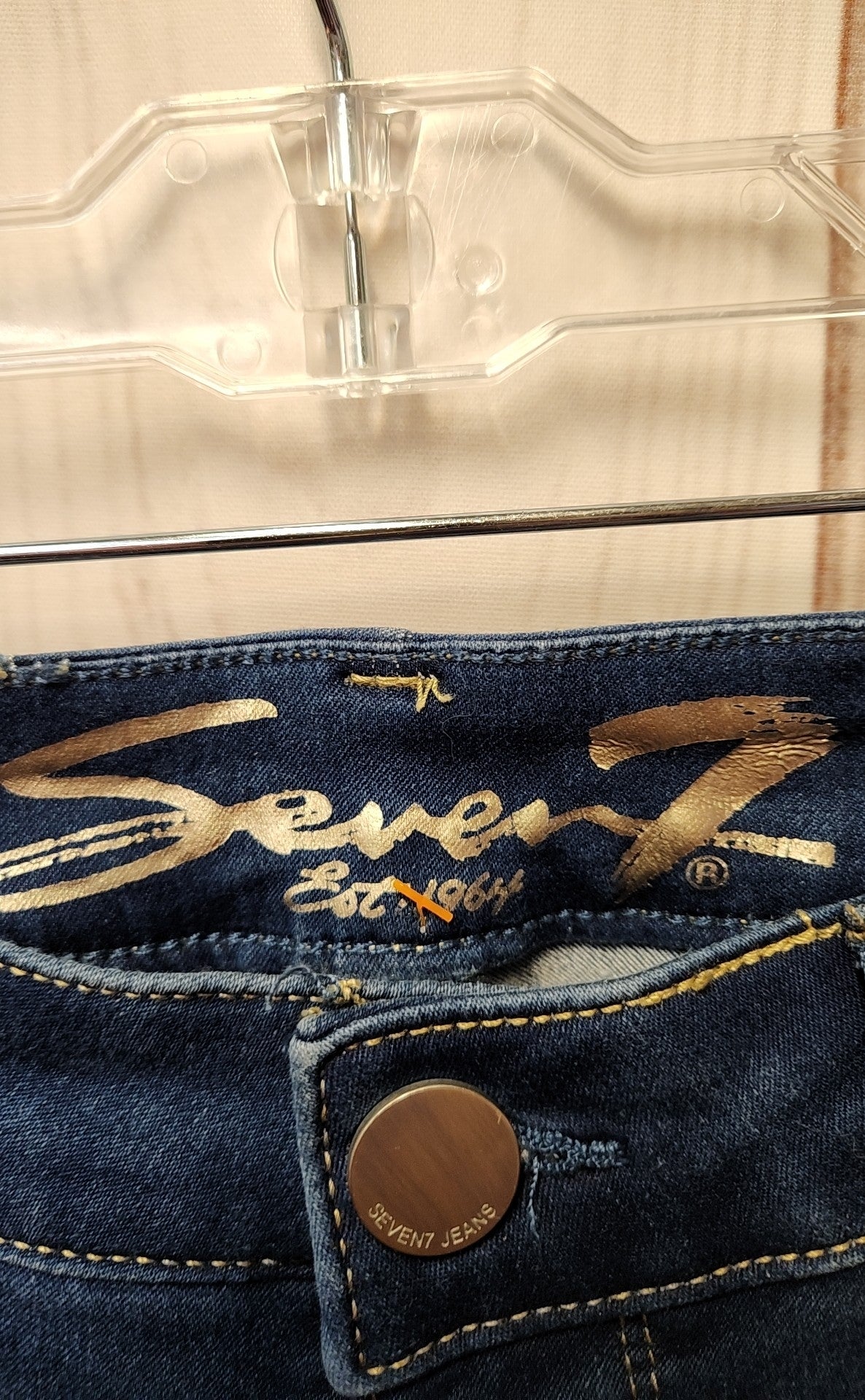 Seven7 Women's Size 29 (7-8) Blue Jeans