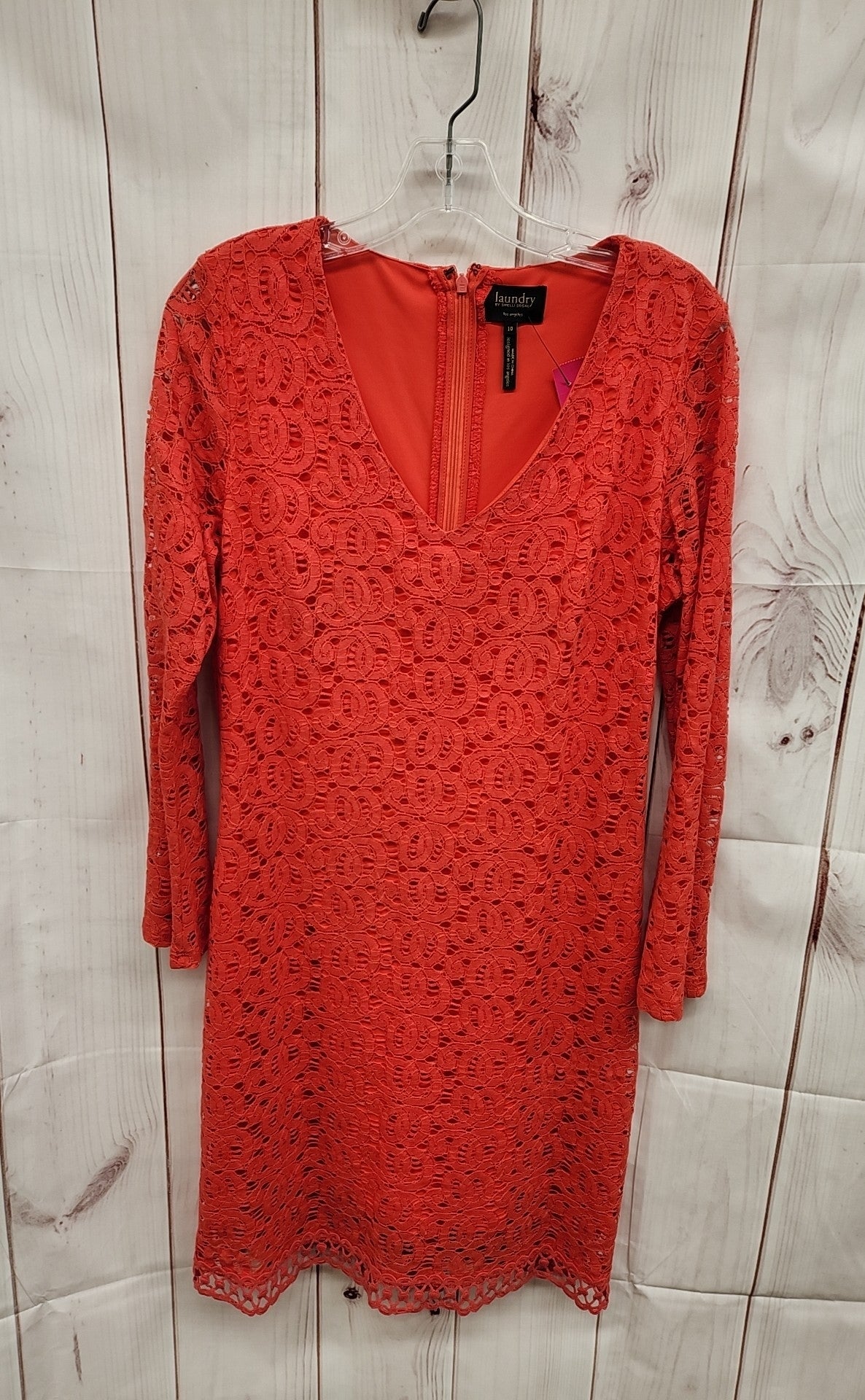 Laundry by Shelli Segal Women's Size 10 Coral Dress
