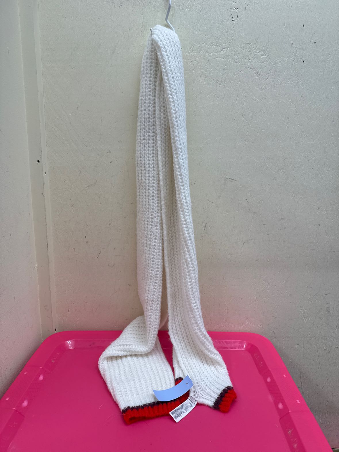 White Winter Scarf