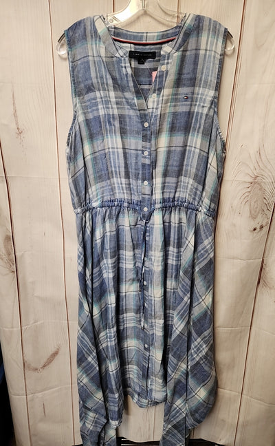 Tommy Hilfiger Women's Size 16 Blue Dress