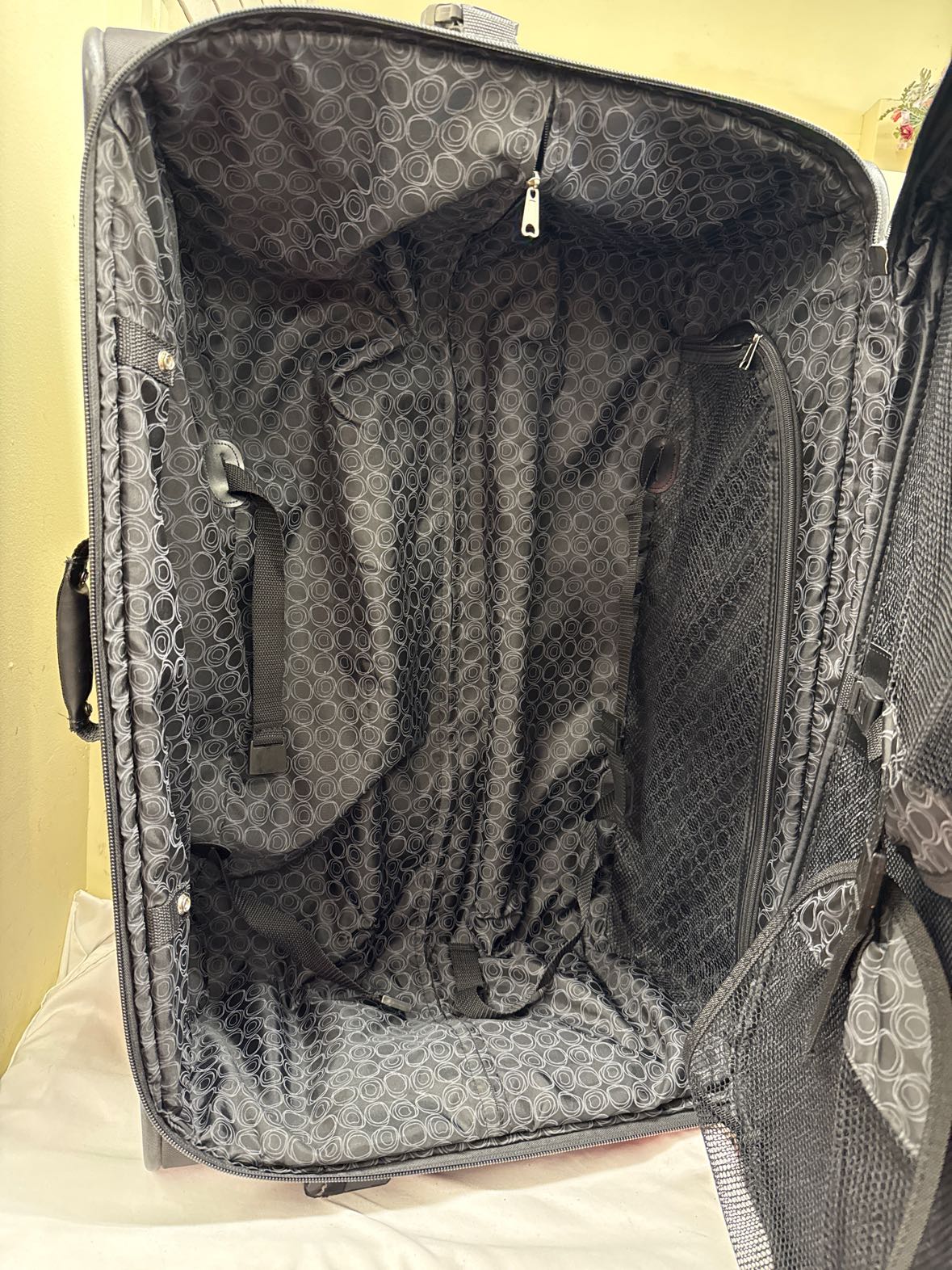 3PCS Delsey Black Luggage Set