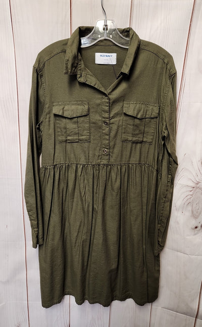 Old Navy Girl's Size 14/16 Olive Green Dress