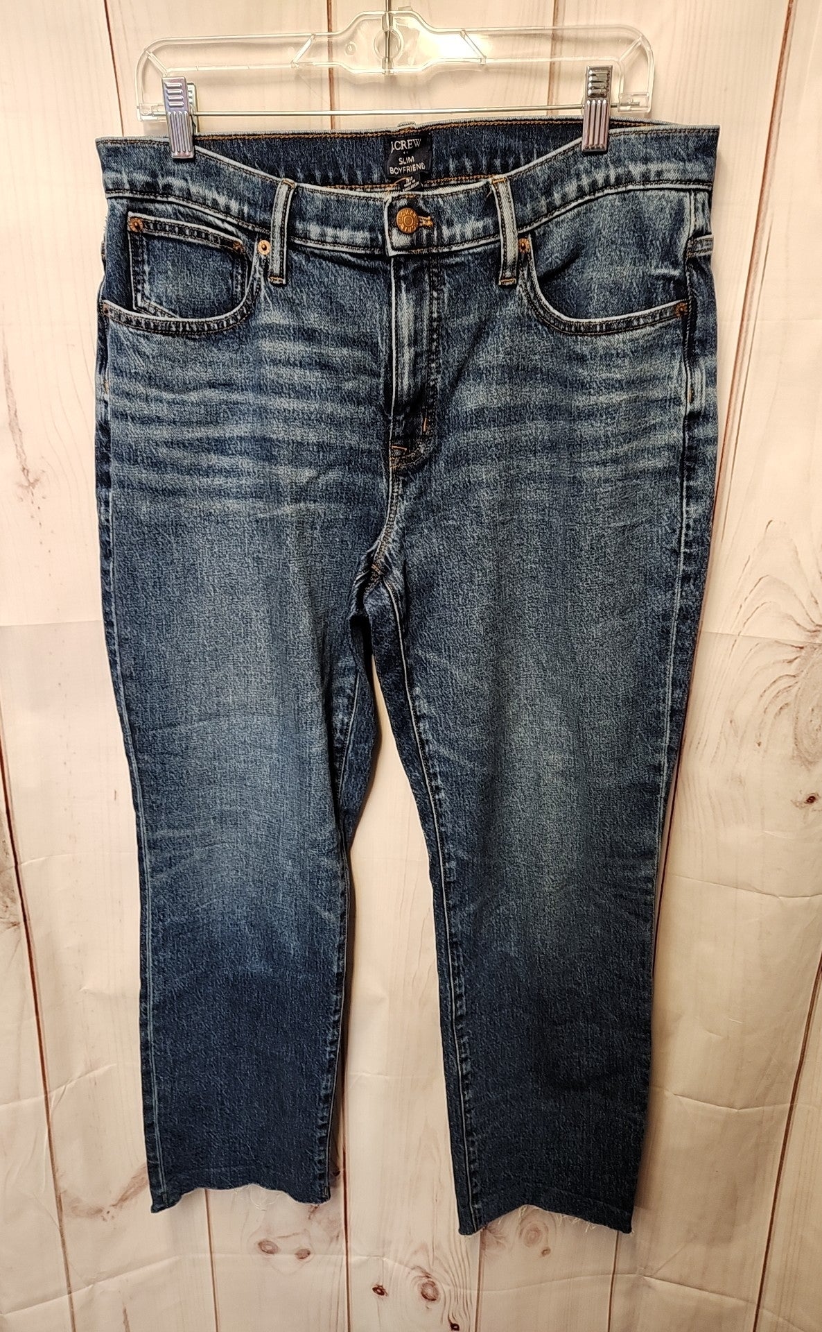 J Crew Women's Size 30 (9-10) Blue Jeans Slim Boyfriend