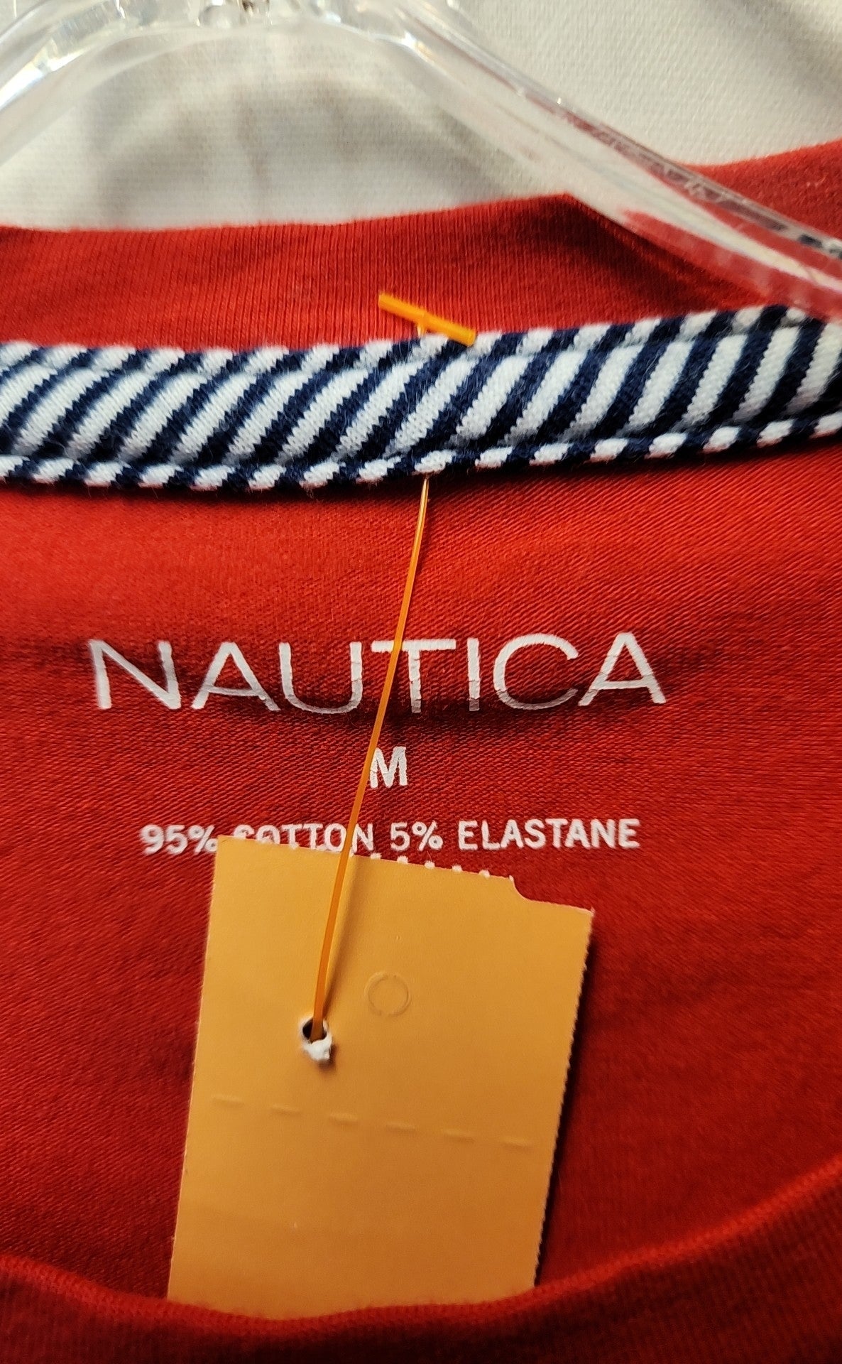 Nautica Women's Size M Red Short Sleeve Top
