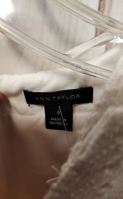 Ann Taylor Women's Size 0 White Dress