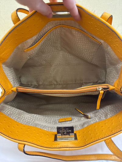 Kate Spade Orange Leather Tote Bag