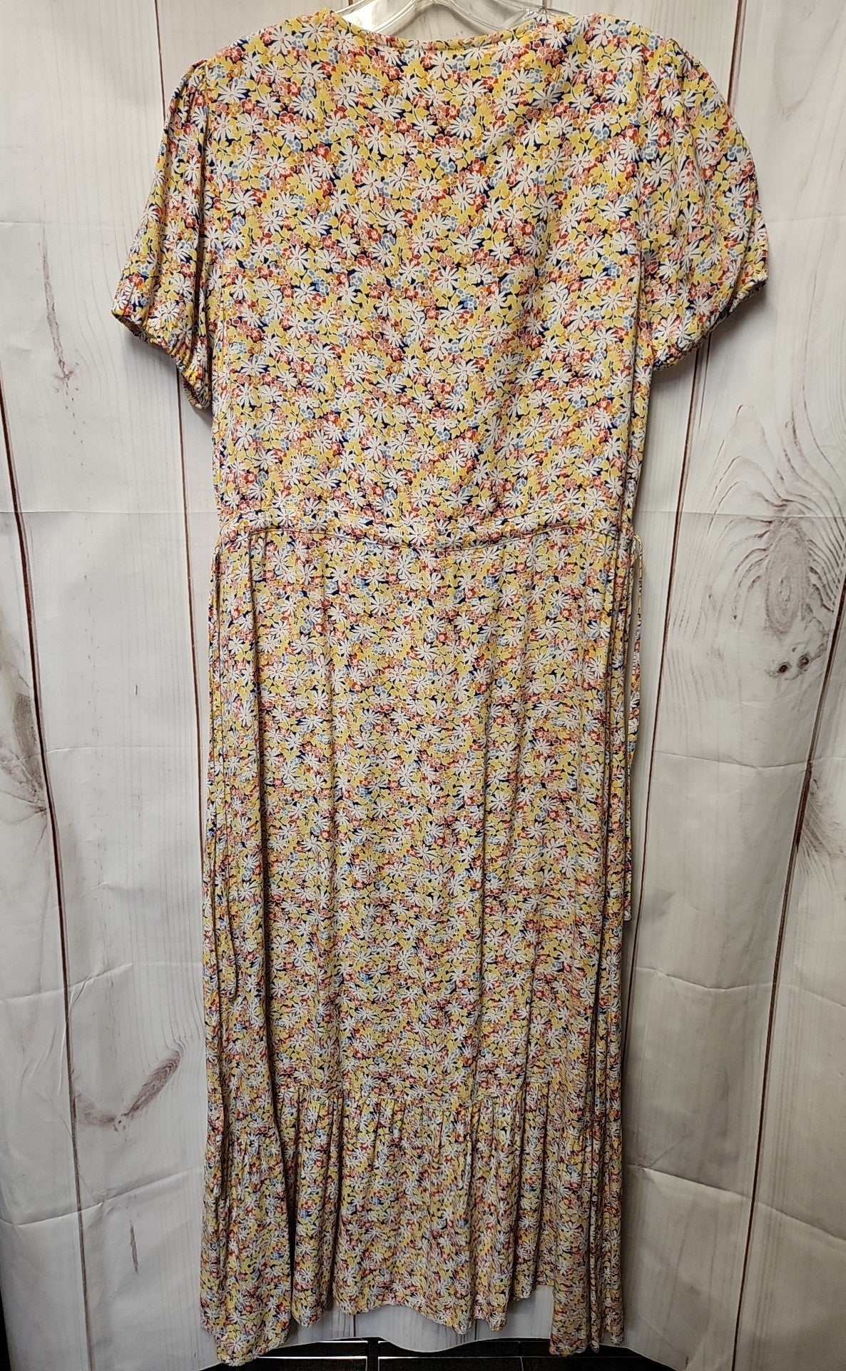 Fat Face Women's Size 4 Yellow Floral Dress