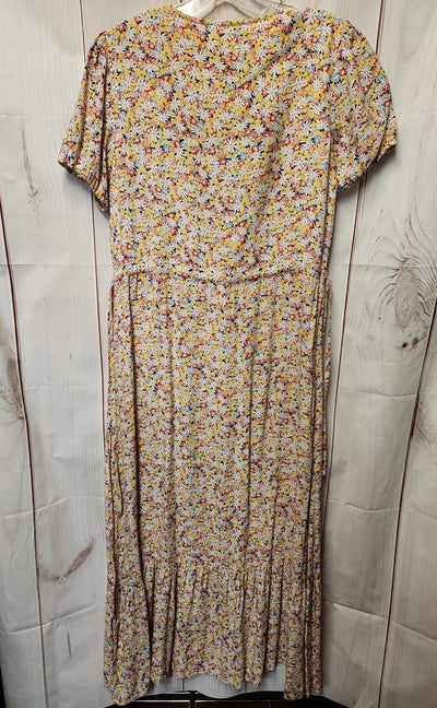 Fat Face Women's Size 4 Yellow Floral Dress