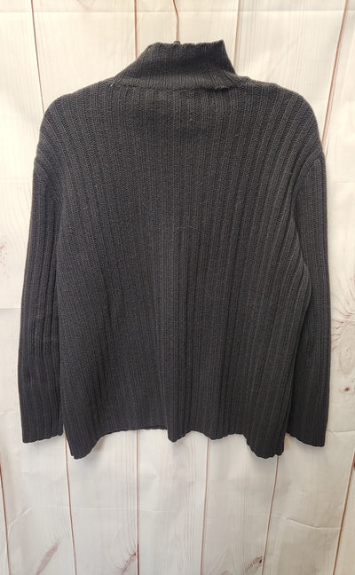Ralph Lauren Purple Label Women's Size M Black Sweater - As Is hole at collar