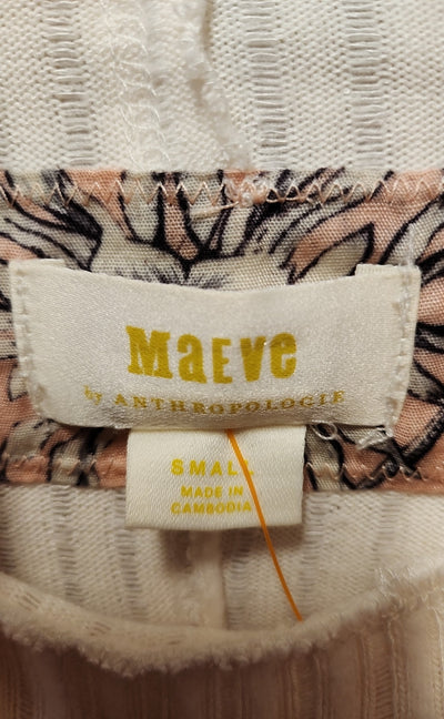 Maeve Anthropologie Women's Size S Cream Sweater