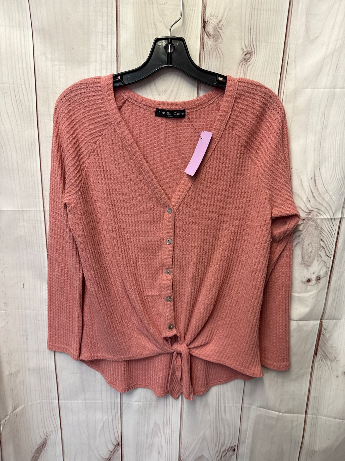 Kim & cami Women's Size S Pink Cardigan
