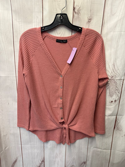 Kim & cami Women's Size S Pink Cardigan