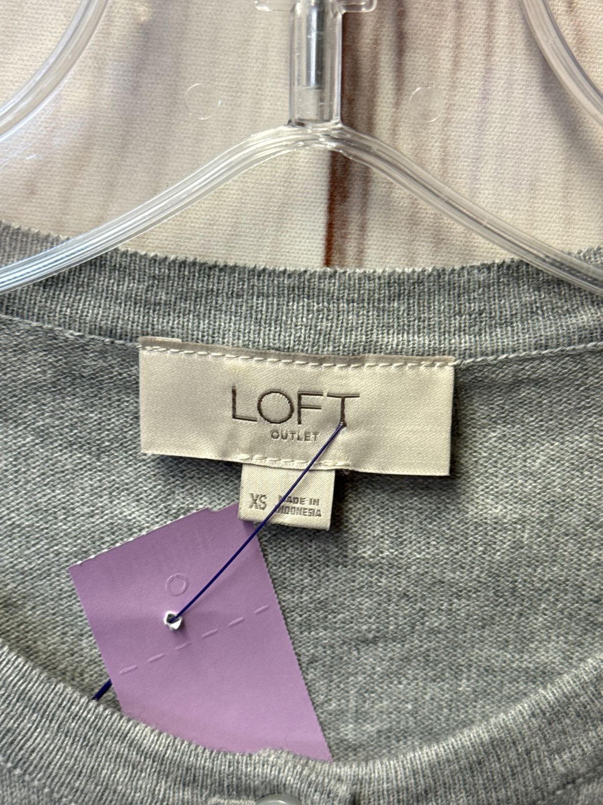 Loft Women's Size XS Gray Cardigan