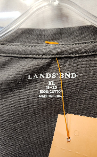 Lands End Women's Size XL Gray Long Sleeve Top