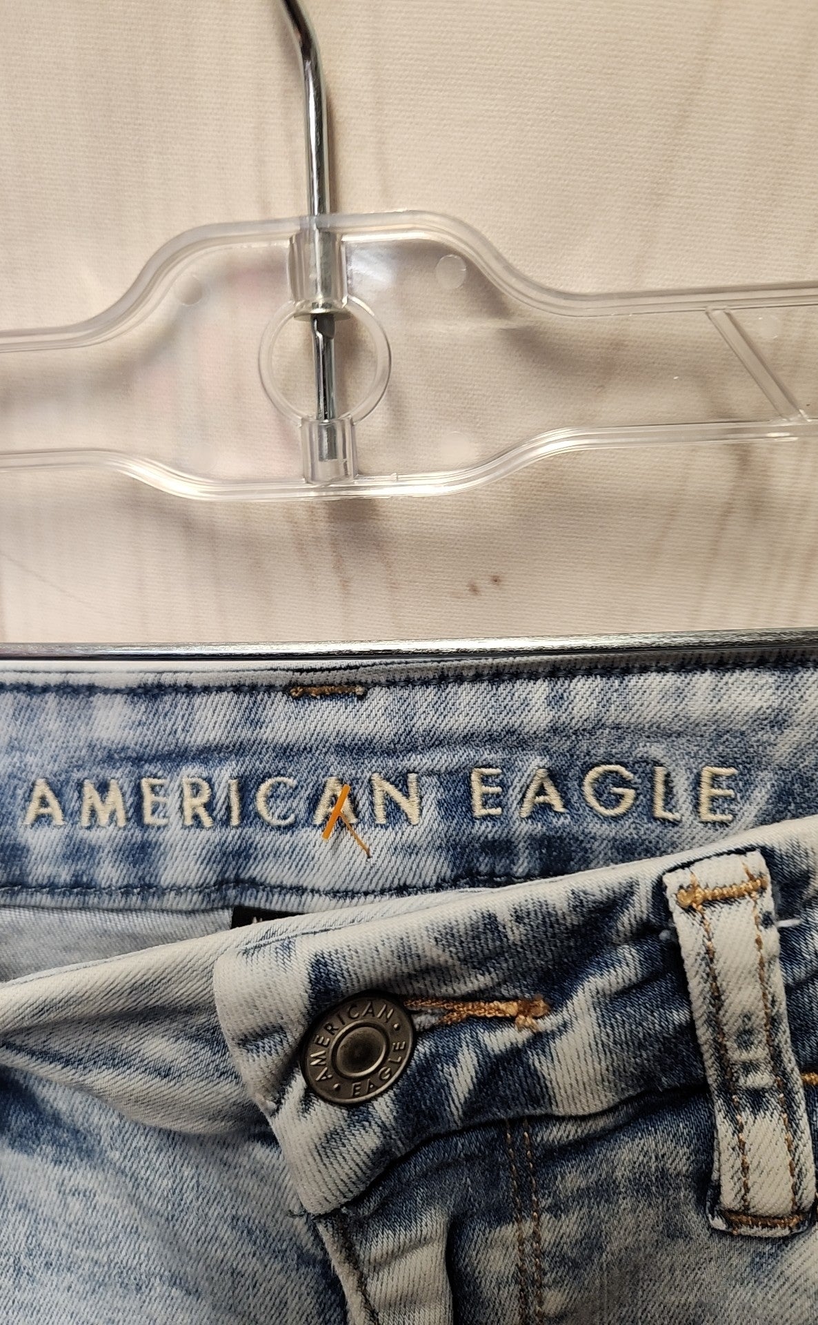 American Eagle Women's Size 26 (1-2) Blue Jeans Curvy Super Hi-Rise Jegging