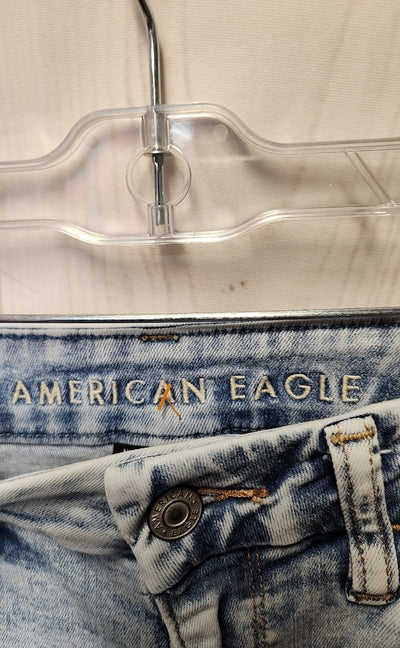 American Eagle Women's Size 26 (1-2) Blue Jeans Curvy Super Hi-Rise Jegging