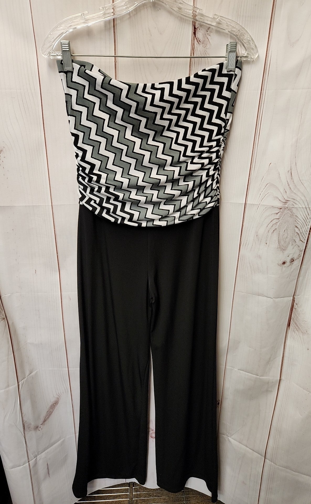 Dots Women's Size S Black & White Jumpsuit