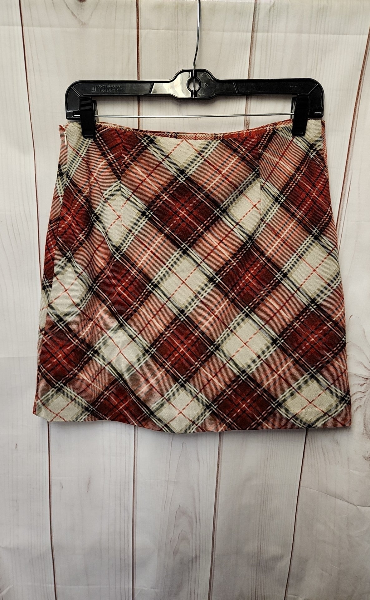 H&M Women's Size 8 Red & White Skirt