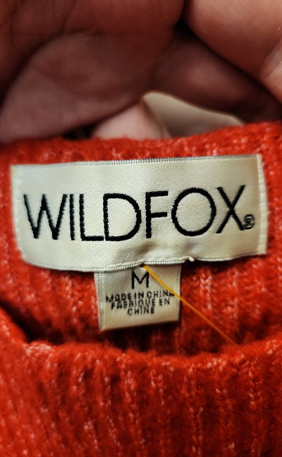 Wildfox Women's Size M Red Sweater