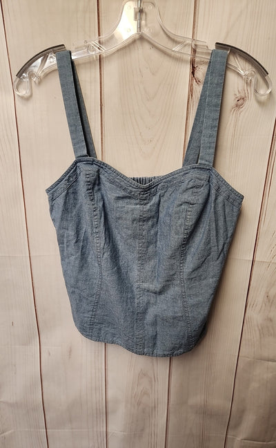 Loft Women's Size 6 Blue Sleeveless Top