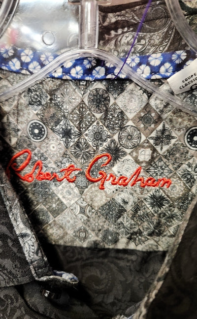 Robert Graham Men's Size L Black Shirt