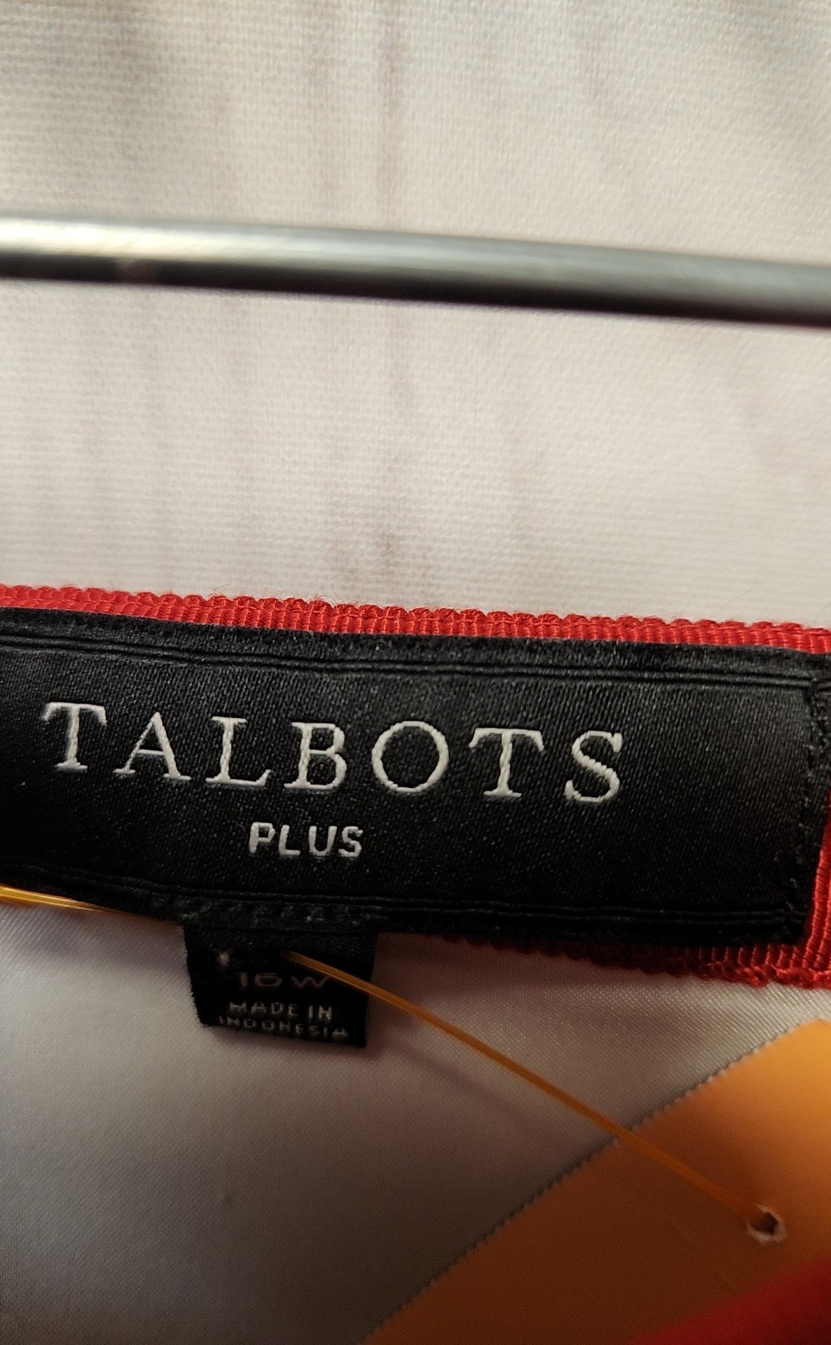 Talbots Women's Size 16 Red & White Skirt