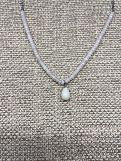 Banana Republic White Beaded Necklace