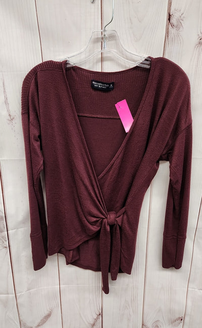 Abercrombie & Fitch Women's Size M Maroon Sweater