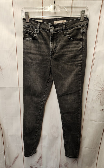 Levis Women's Size 26 (1-2) Black Jeans 720 High Rise Super Skinny