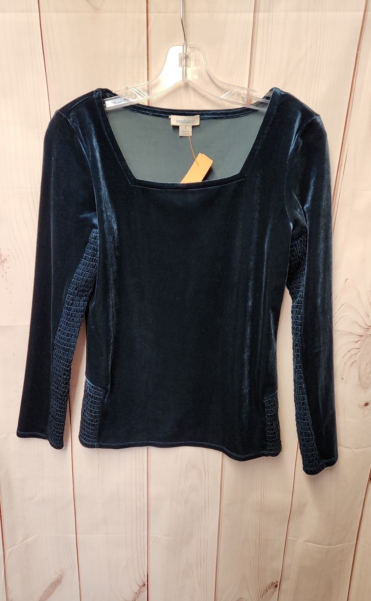 Sundance Women's Size S Teal Long Sleeve Top