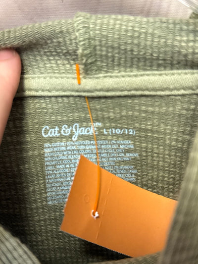 Cat & Jack Girl's Size 10/12 Green Shirt