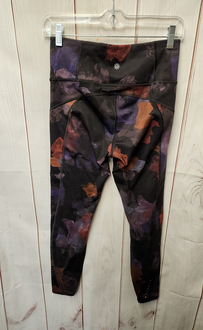 Athleta Women's Size S Purple Floral Leggings