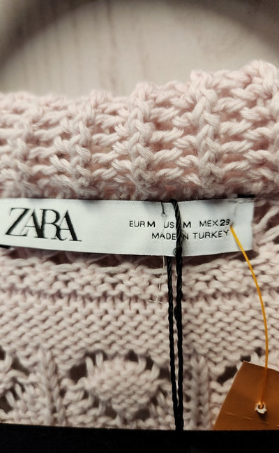 Zara Women's Size M Pink Sweater