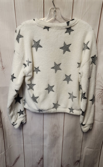 NWT Hippie Rose Women's Size M White Sweatshirt