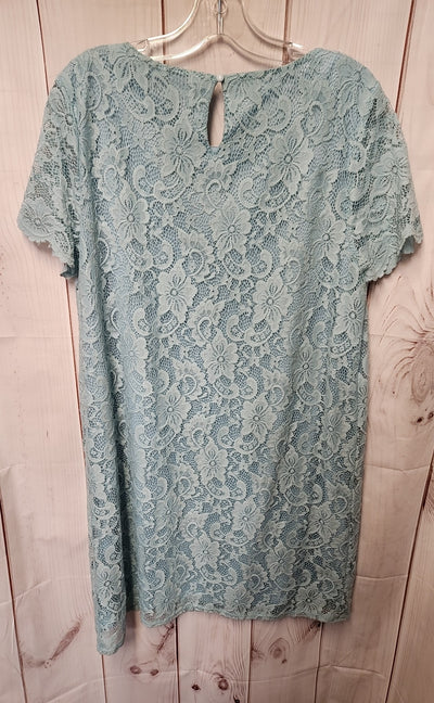 Juicy Couture Women's Size XL Light Blue Lace Dress