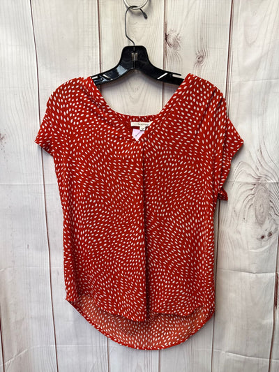 Fun2Fun Women's Size M Red Short Sleeve Top