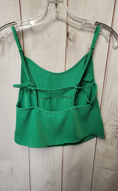 Superdown Women's Size S Green Sleeveless Top