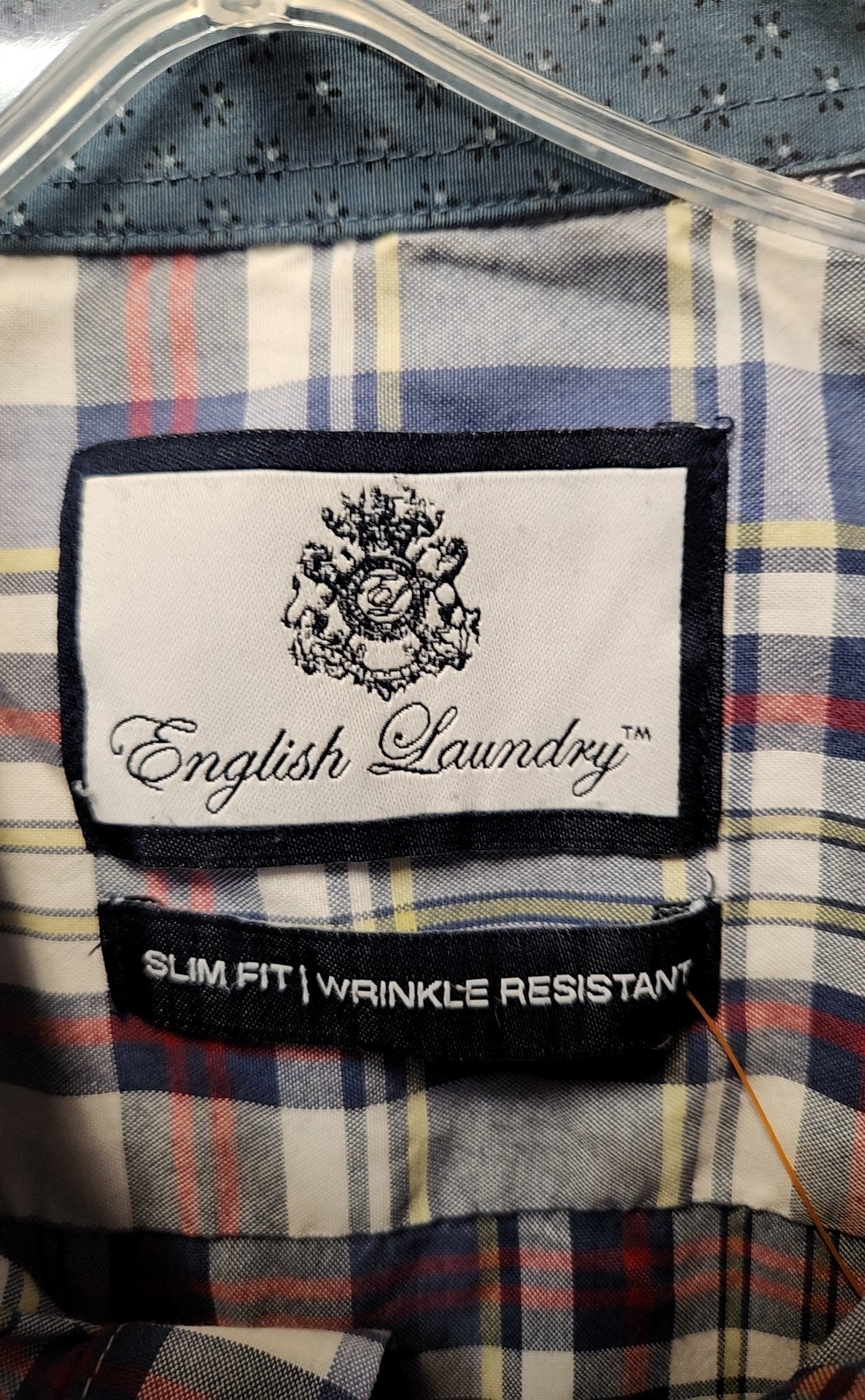 As Is - Wrinkled- English Laundry Men's Size XL Blue Shirt