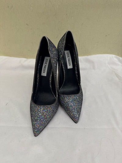 Steve Madden Women's Size 6-1/2 Silver Pumps Shoes