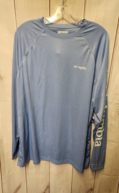 NWT Columbia Men's Size L Blue Shirt