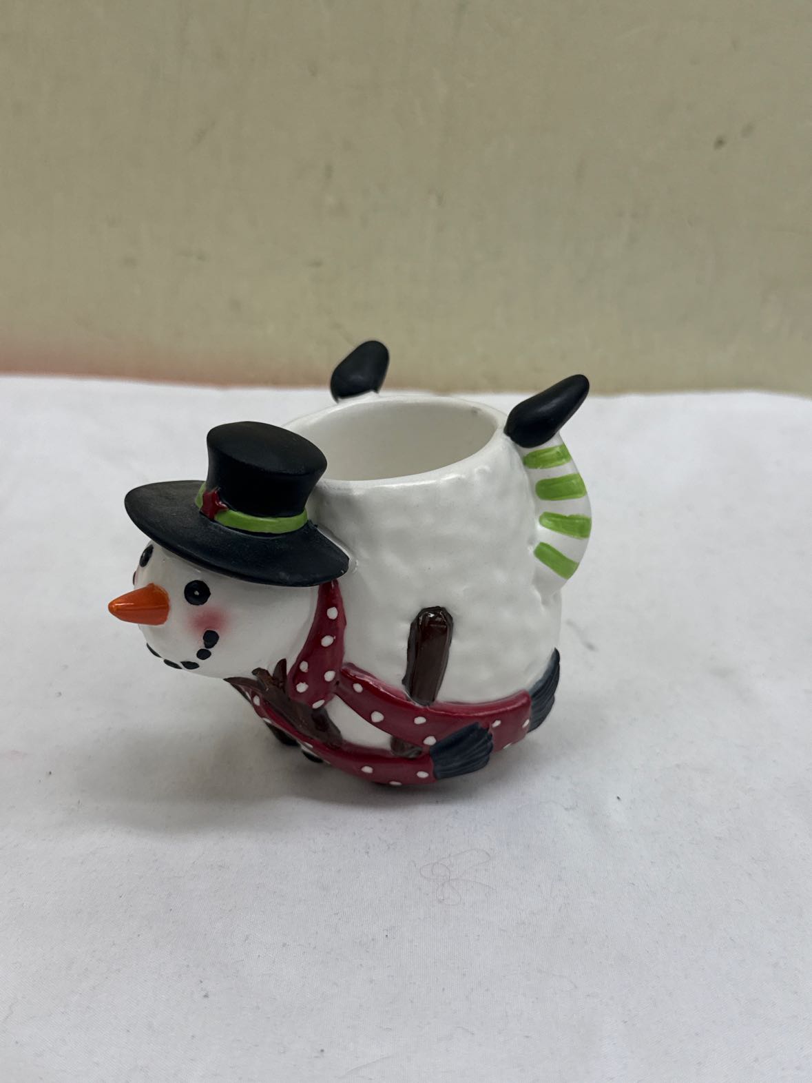 Yankee Snowman Candleholder(s)