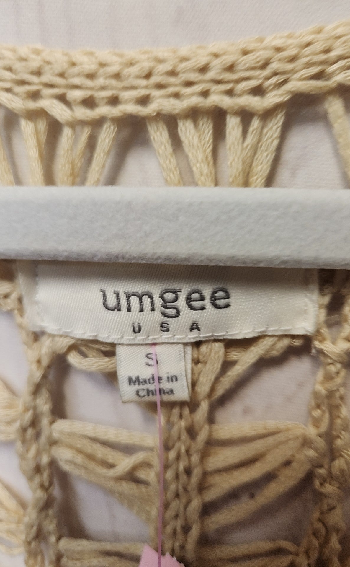 Umgee Women's Size S Navy & Beige Cardigan