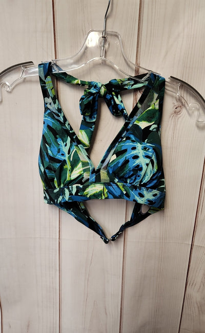 NWT Swimsuits for all Women's Size 4 Green Swim Top