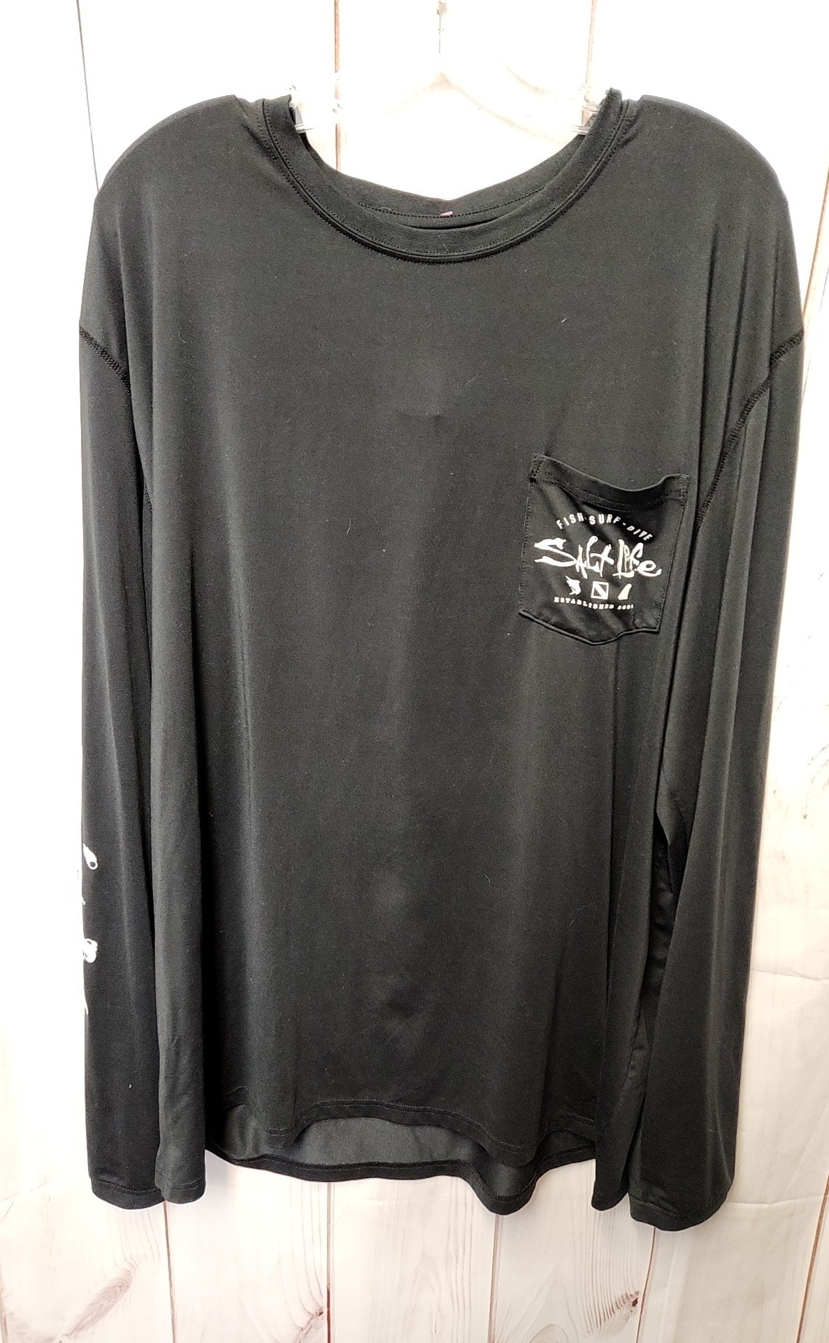 Salt Life Men's Size XXL Black Shirt