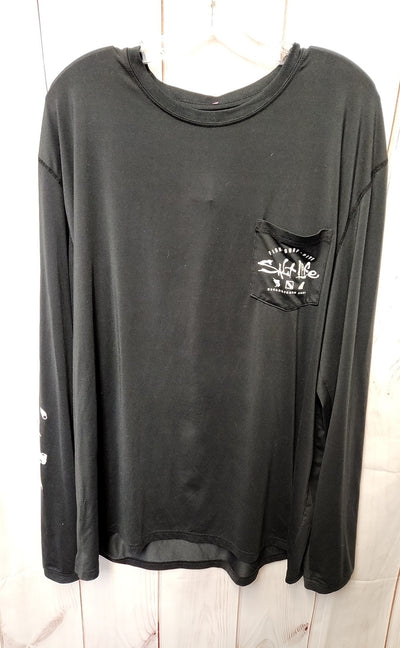 Salt Life Men's Size XXL Black Shirt