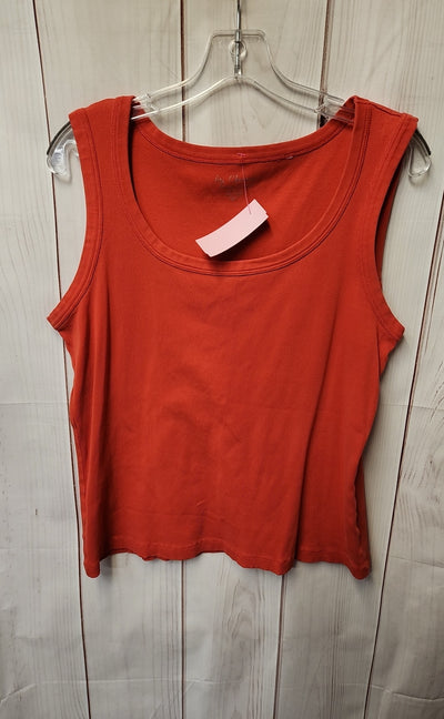 Chico's Women's Size XL Red Sleeveless Top