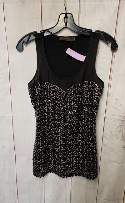 Limited Women's Size M Black Sequined Sleeveless Top