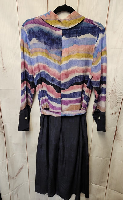 Chufy Northern Lights Women's Size XS Purple Silk Dress