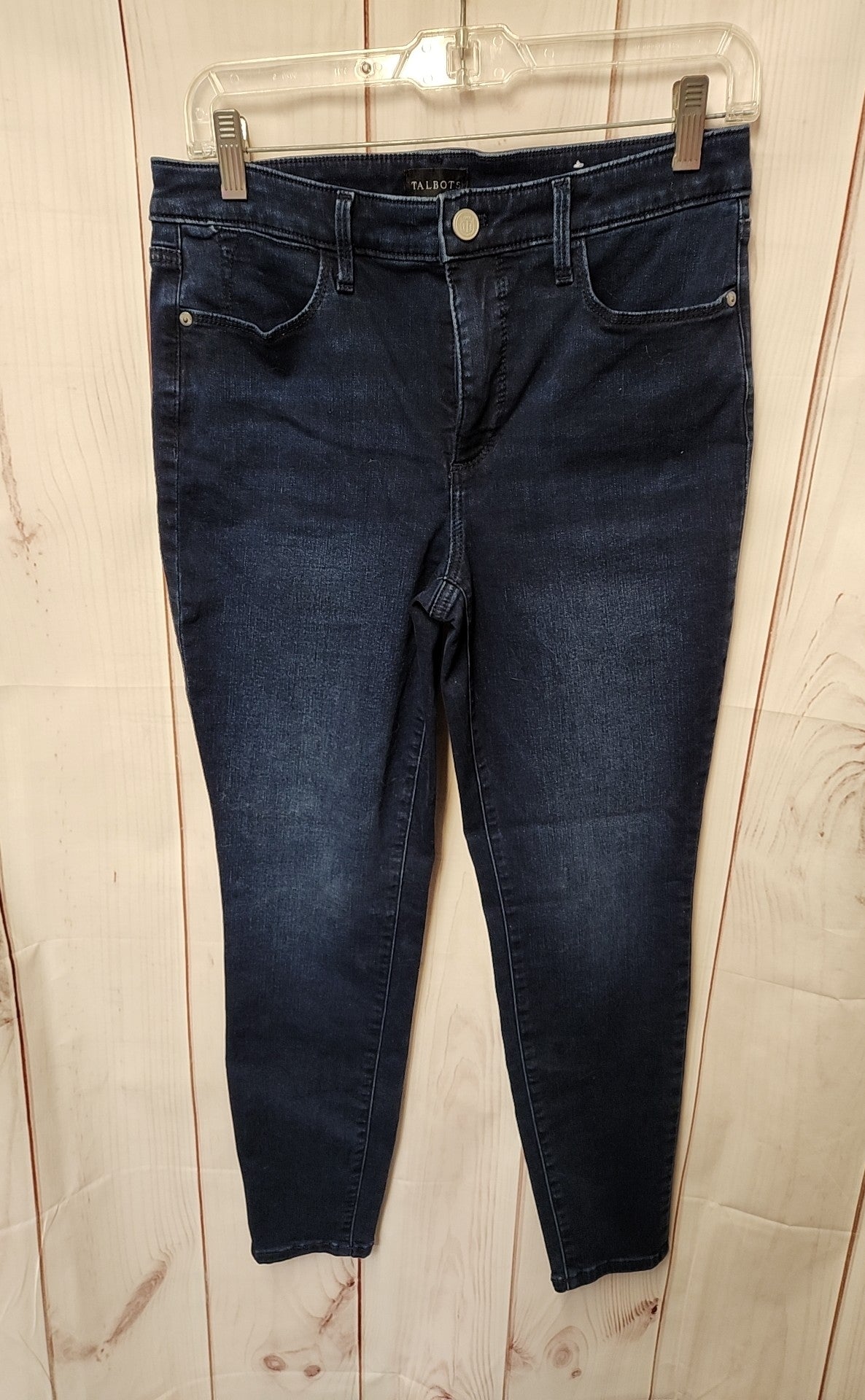 Talbots Women's Size 6 Petite Blue Long Sleeve Top Jegging